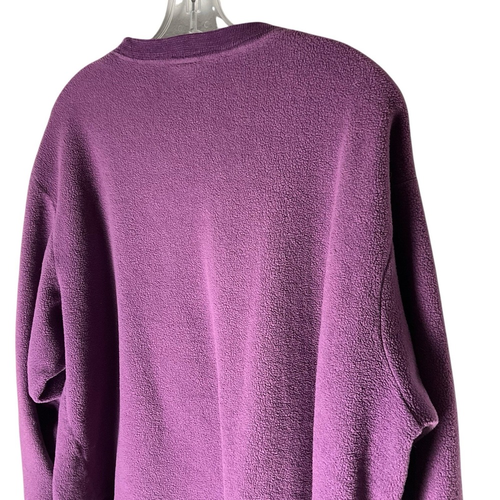 Disney Eeyore Positive Pessimist Fleece Pullover Sweatshirt Purple Size XL - Picture 6 of 6